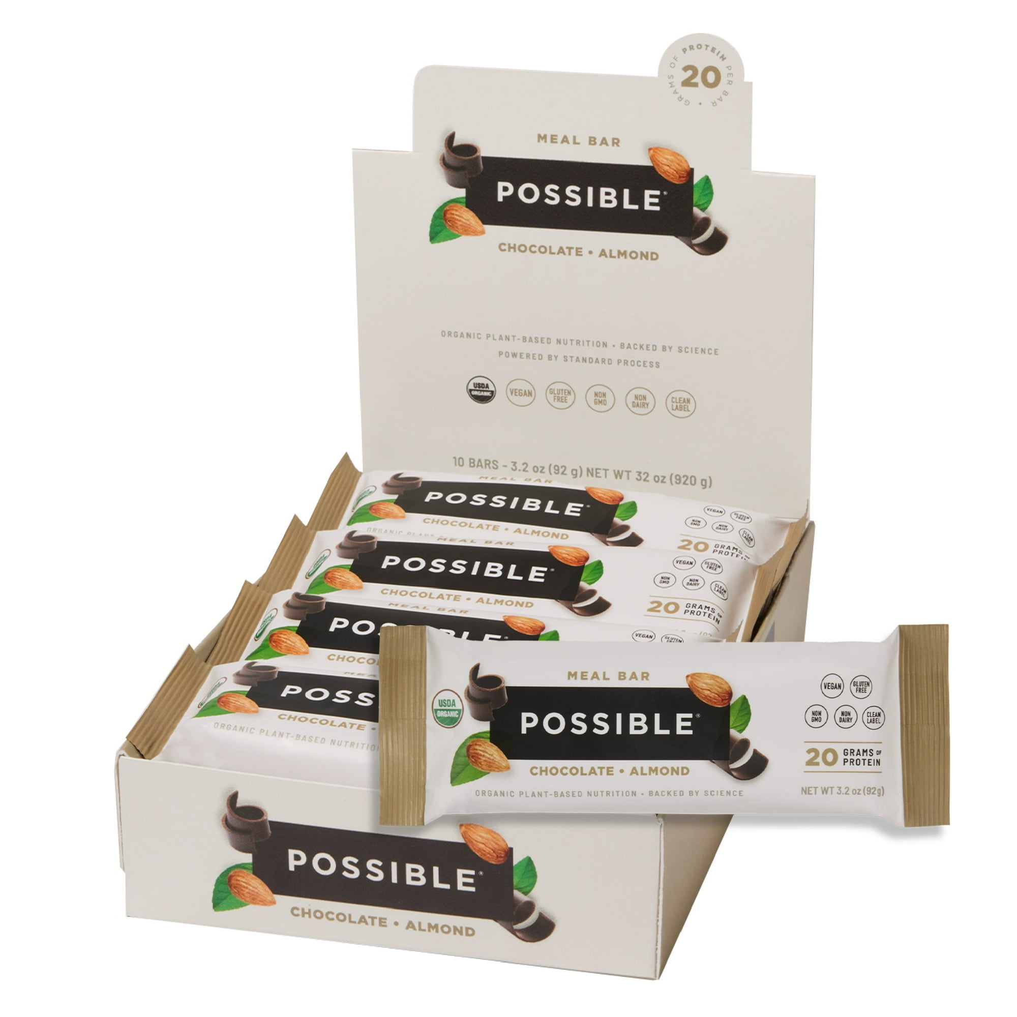 Possible Meal Bar, Chocolate Almond, 10