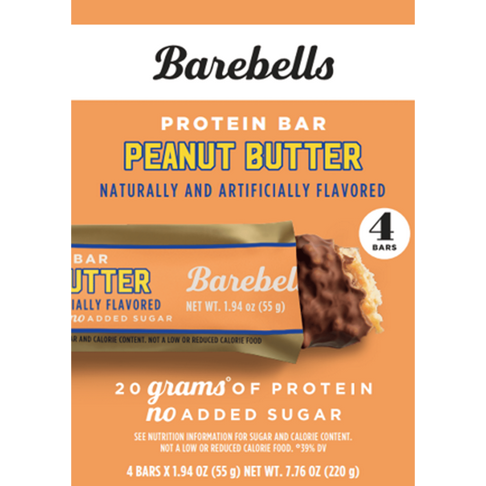Barebells Peanut Butter Protein Bar, 4-pack