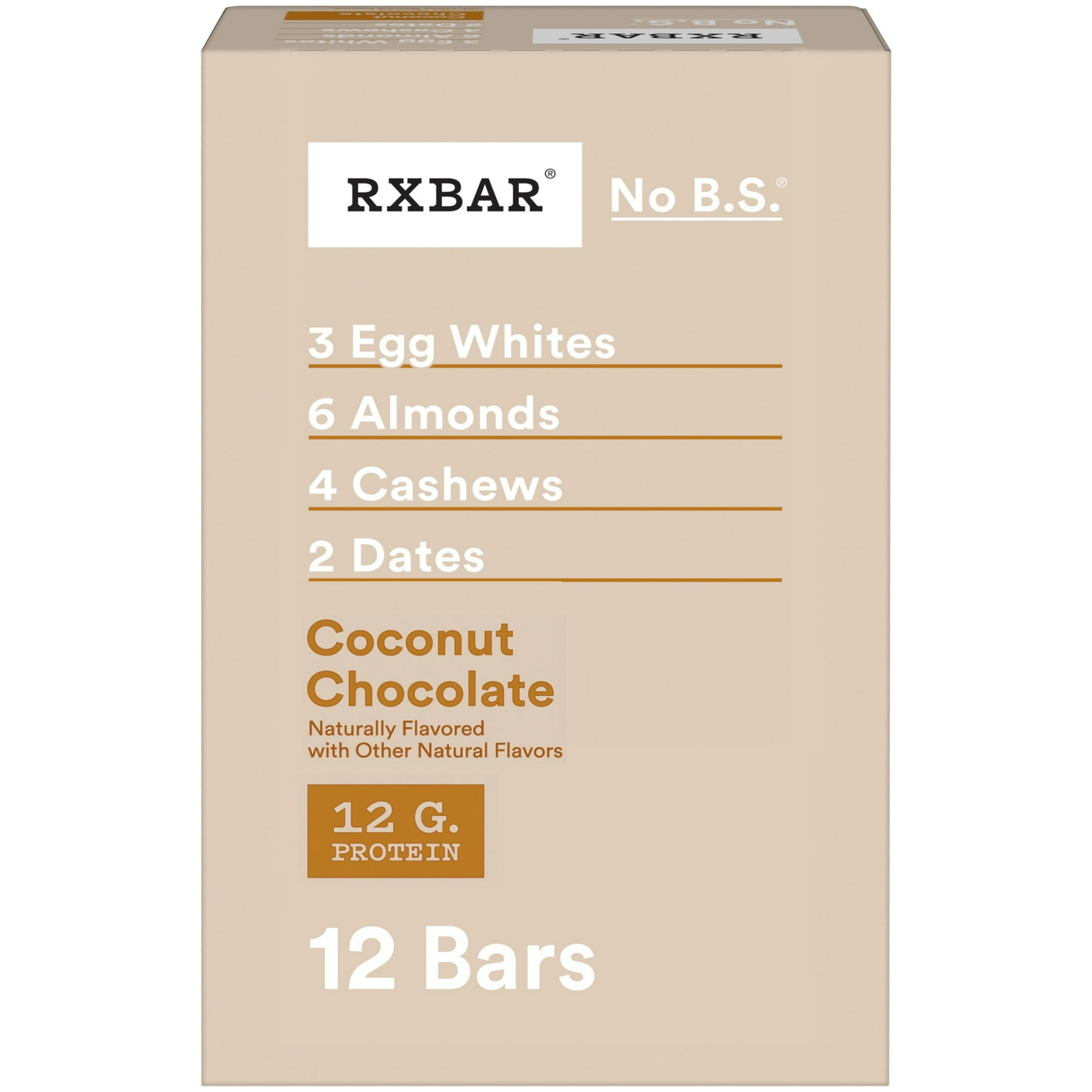 RXBAR Coconut Chocolate, 12-count