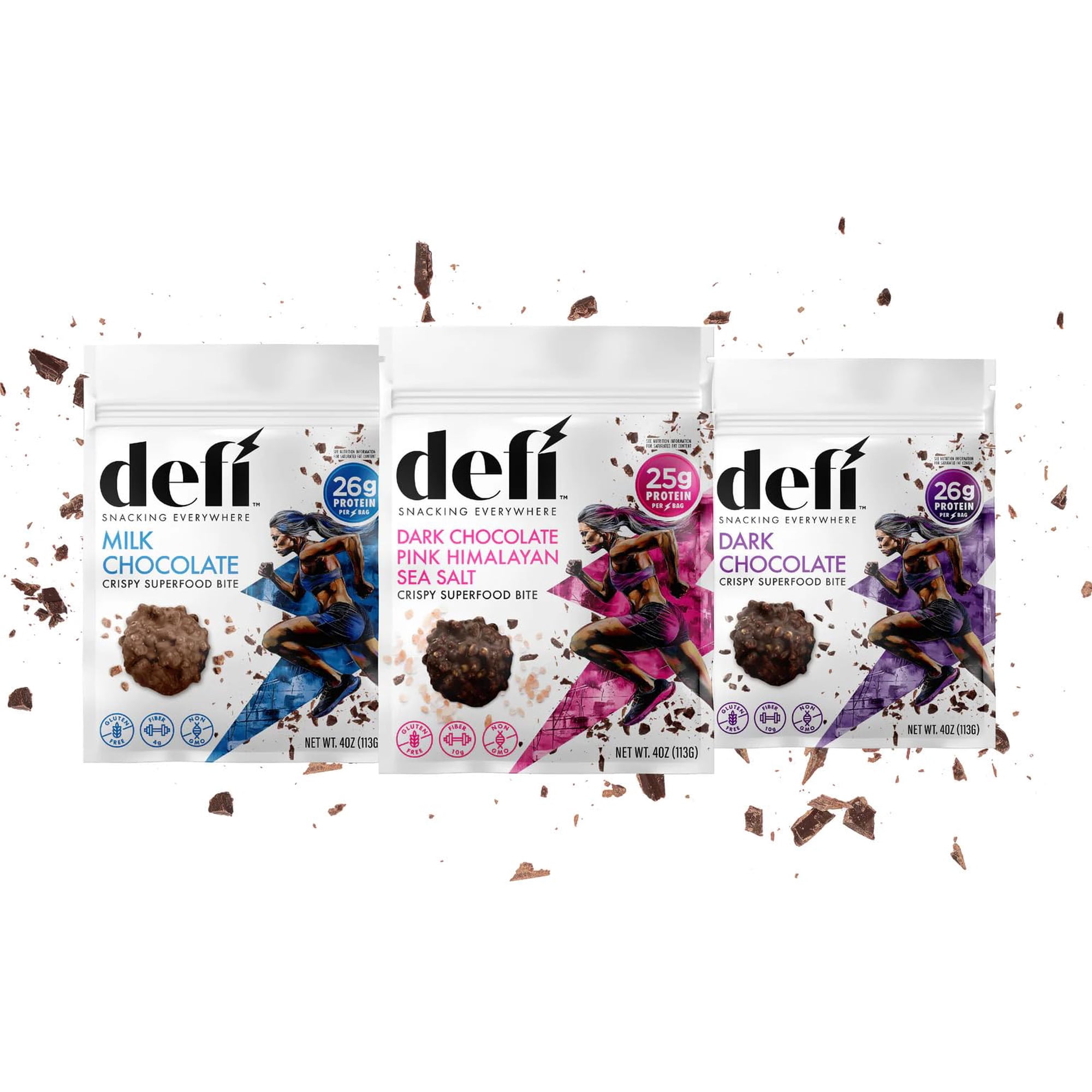 DEFI Crispy High-Protein Bites, 3-pack