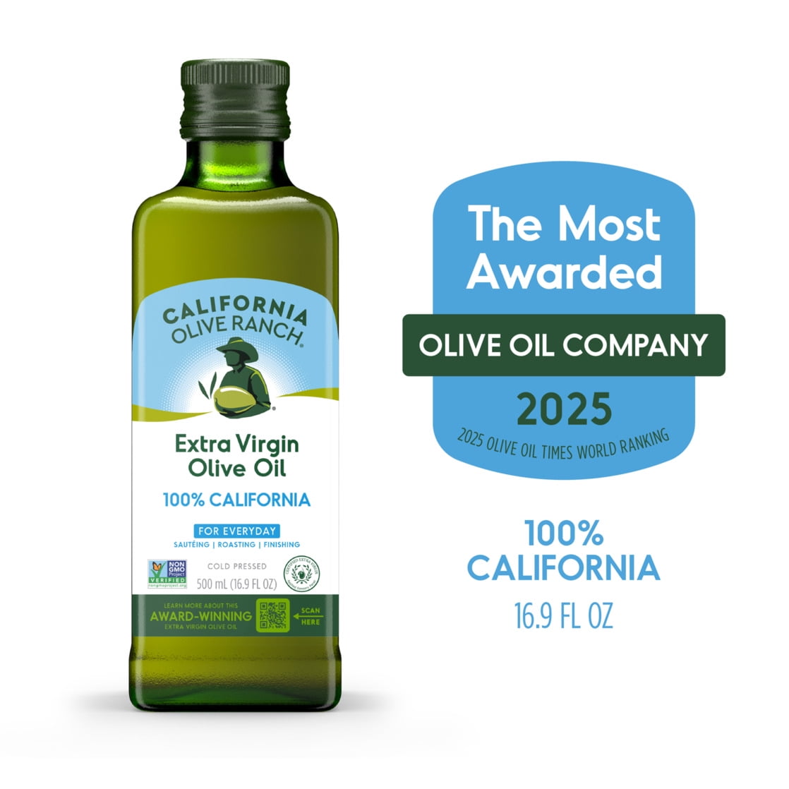California Olive Ranch 100% California Medium Extra Virgin Olive Oil 16.9 fl oz