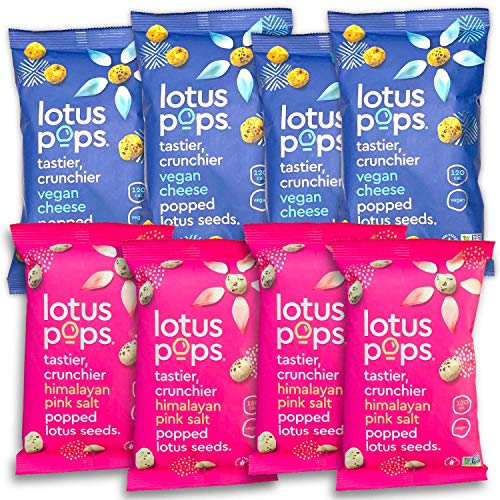 Lotus Pops Popped Lotus Seeds, 8 x 1oz