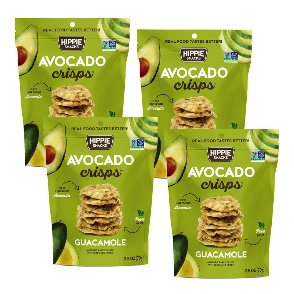 Hippie Snacks Avocado Crisps, Guacamole