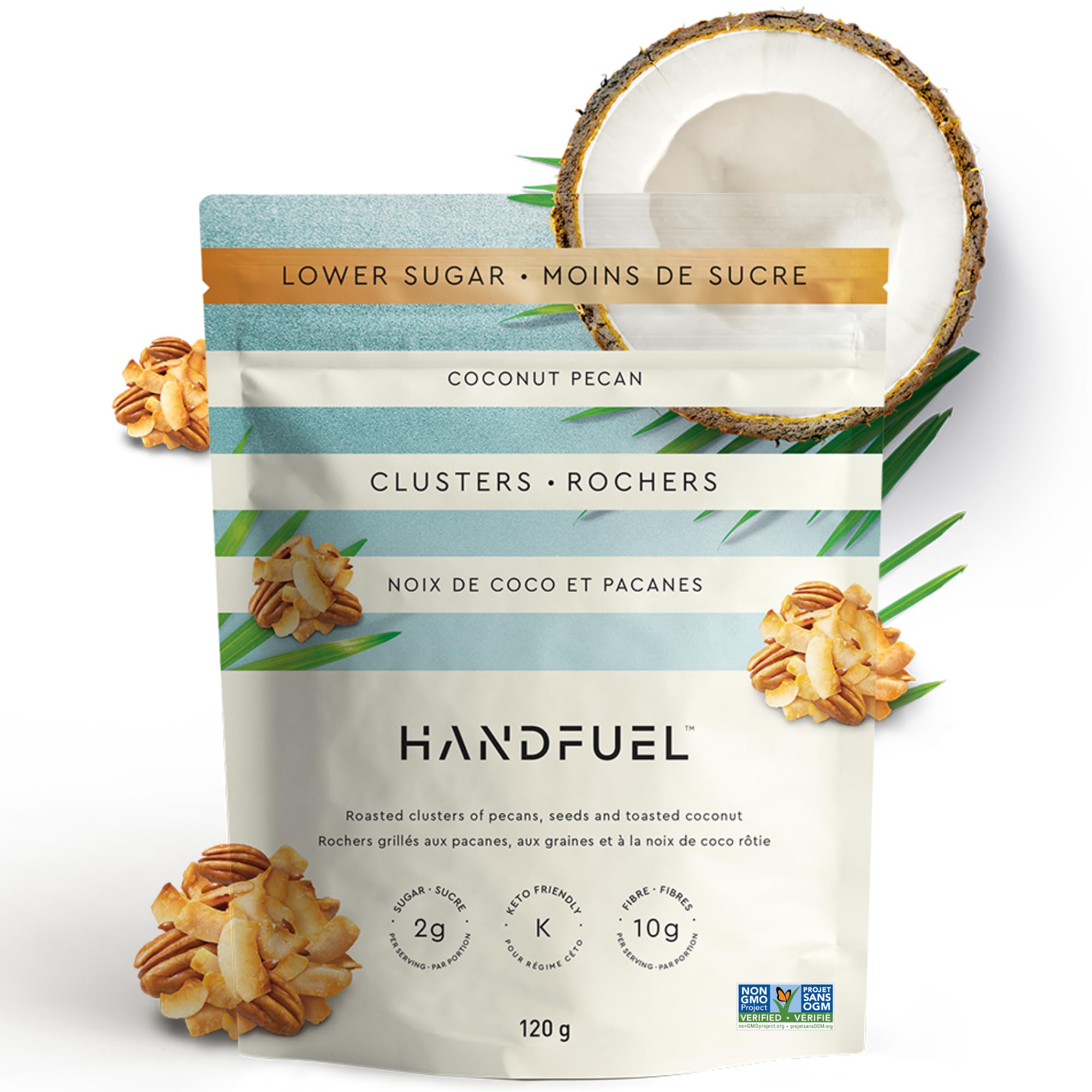 handfuel Coconut Pecan Clusters, 120g