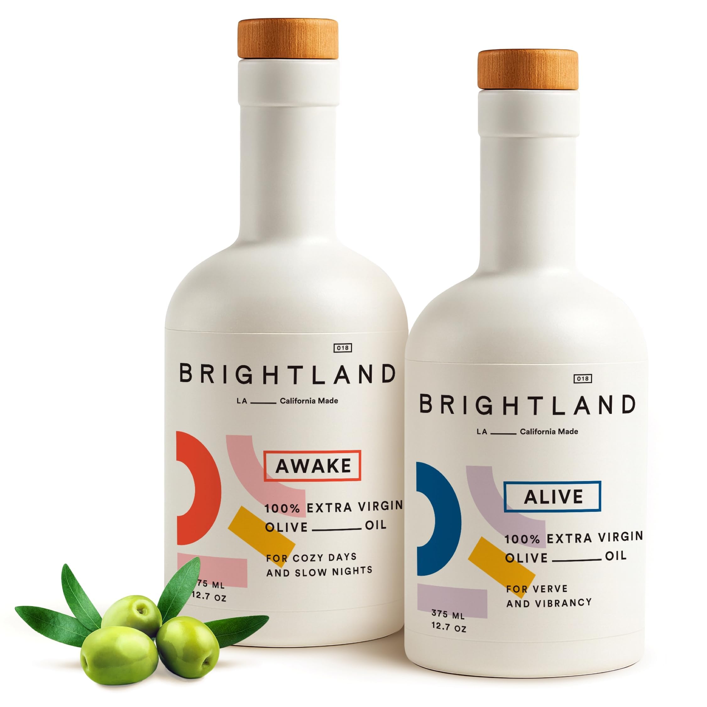 Brightland California Olive Oil Extra Virgin, The Duo – First Cold-Pressed Olive