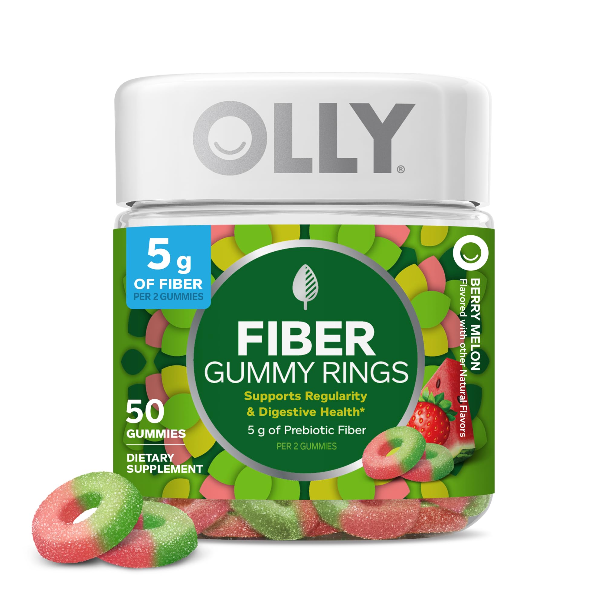 OLLY Fiber Gummy Rings